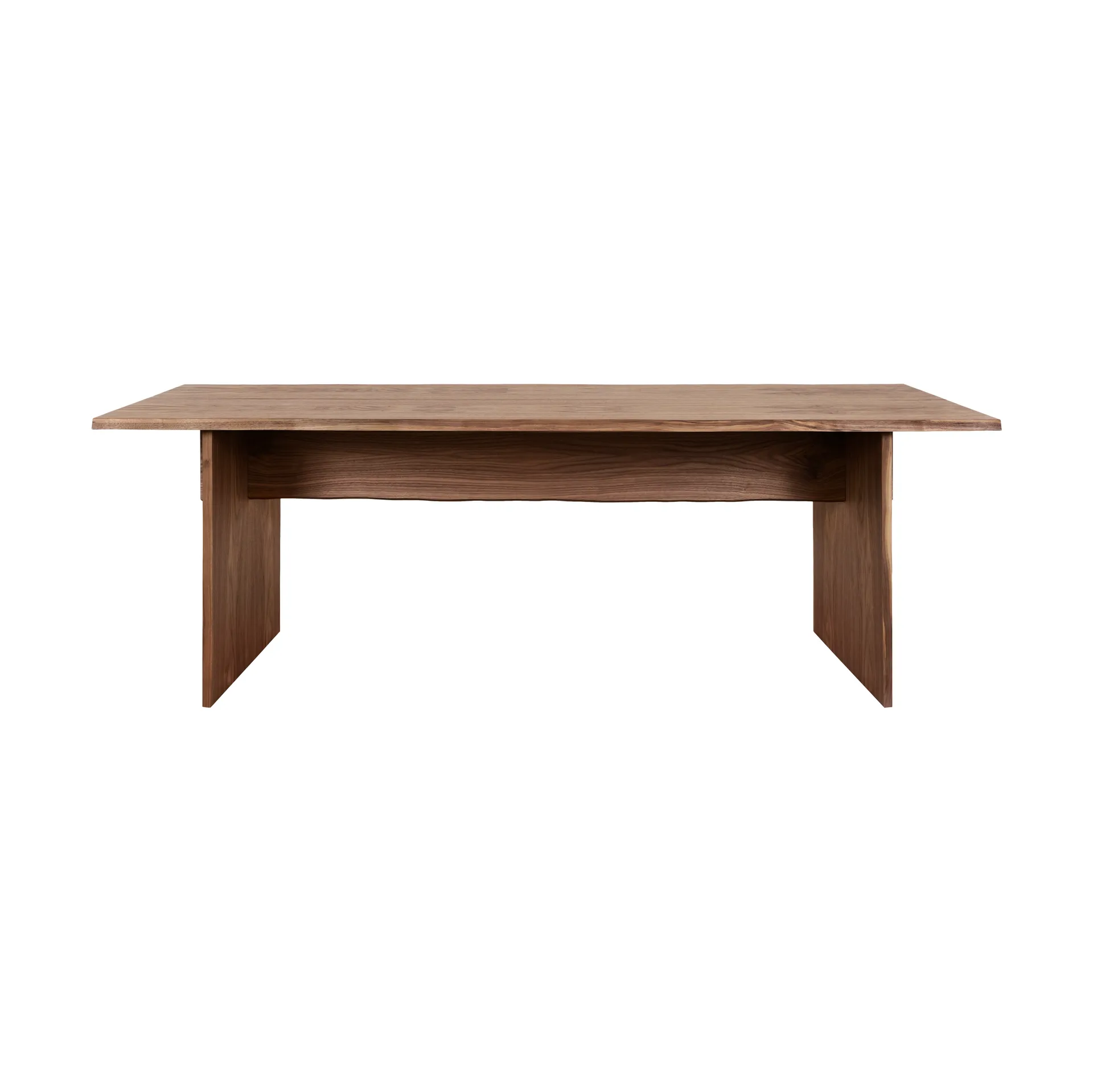Bookmatch eettafel 220 cm, Walnoot Hem