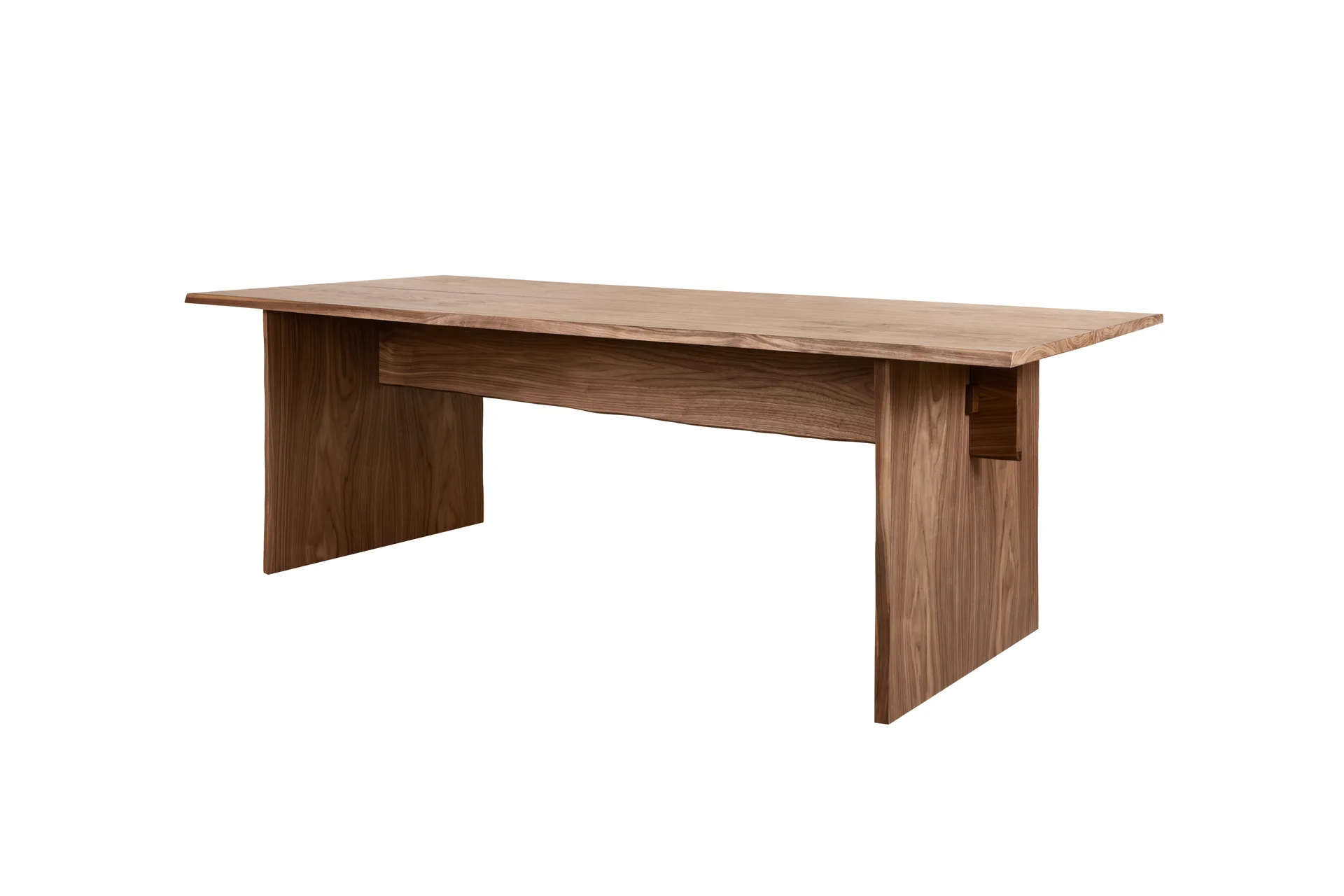 Bookmatch eettafel 220 cm, Walnoot Hem