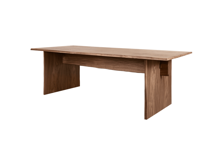 Bookmatch eettafel 220 cm, Walnoot Hem