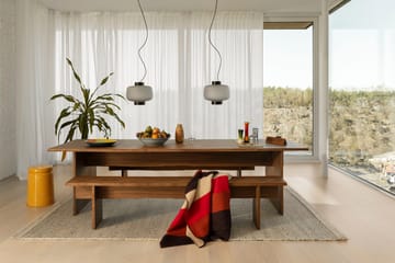 Bookmatch eettafel 220 cm - Walnoot - Hem