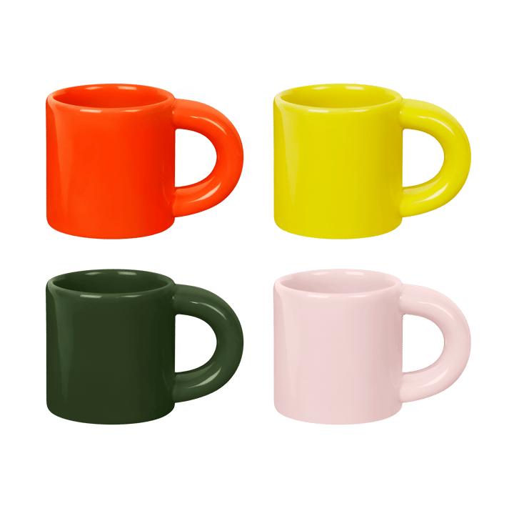 Bronto espressokopje 10 cl 4-pack - Multi - Hem