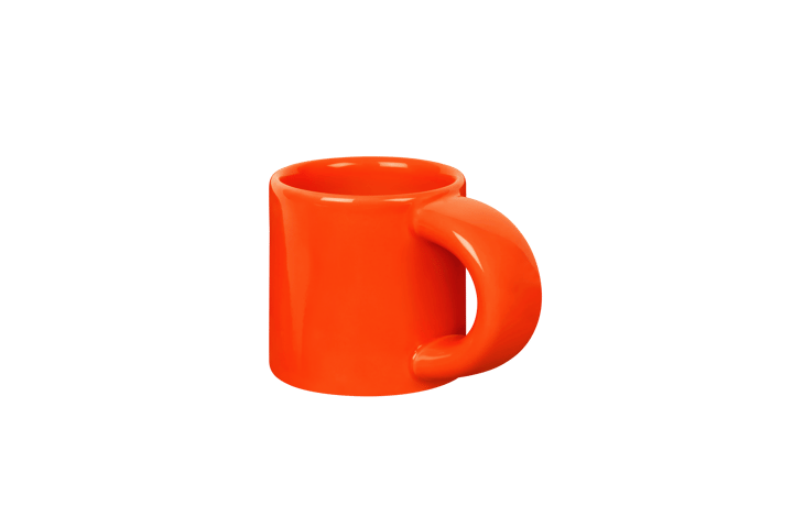 Bronto espressokopje 10 cl 4-pack, Orange Hem