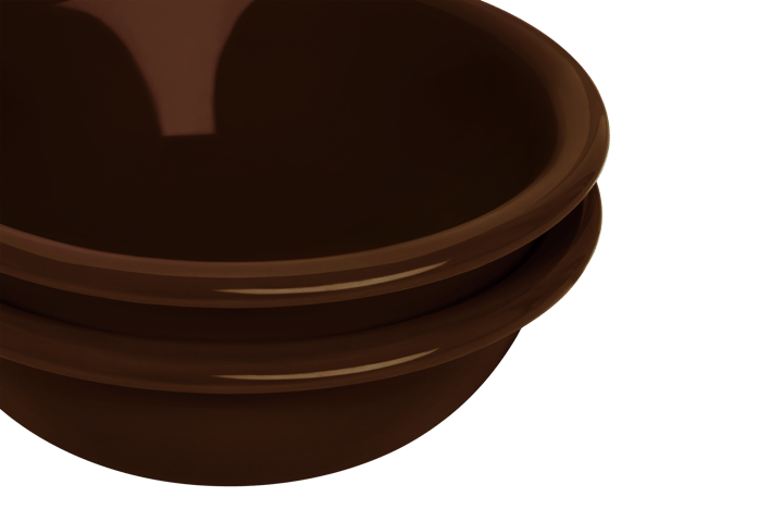 Bronto kom Ø17 cm 2-pack, Brown Hem