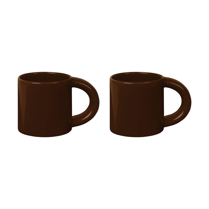 Bronto mok 30 cl 2-pack - Brown - Hem