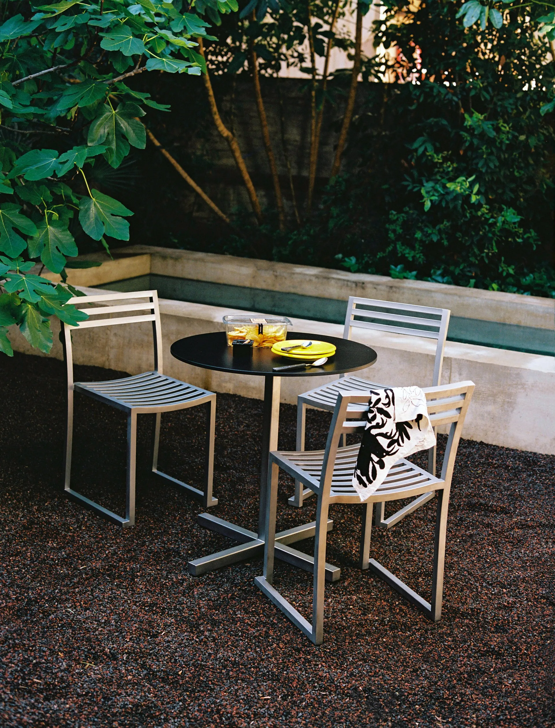 Chop stoel 2-pack, Stainless steel Hem