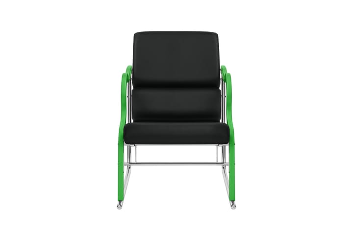 Experiment 501 loungefauteuil, Green-black leather Hem