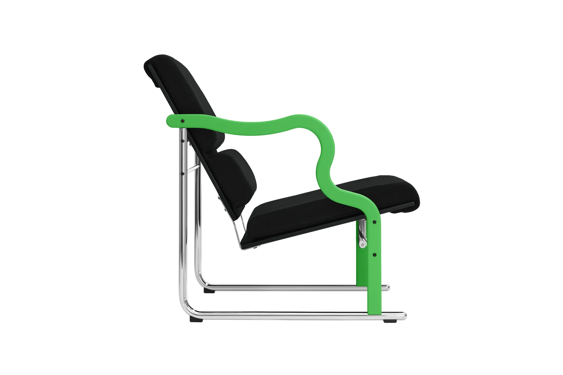 Experiment 501 loungefauteuil, Green-black Hem