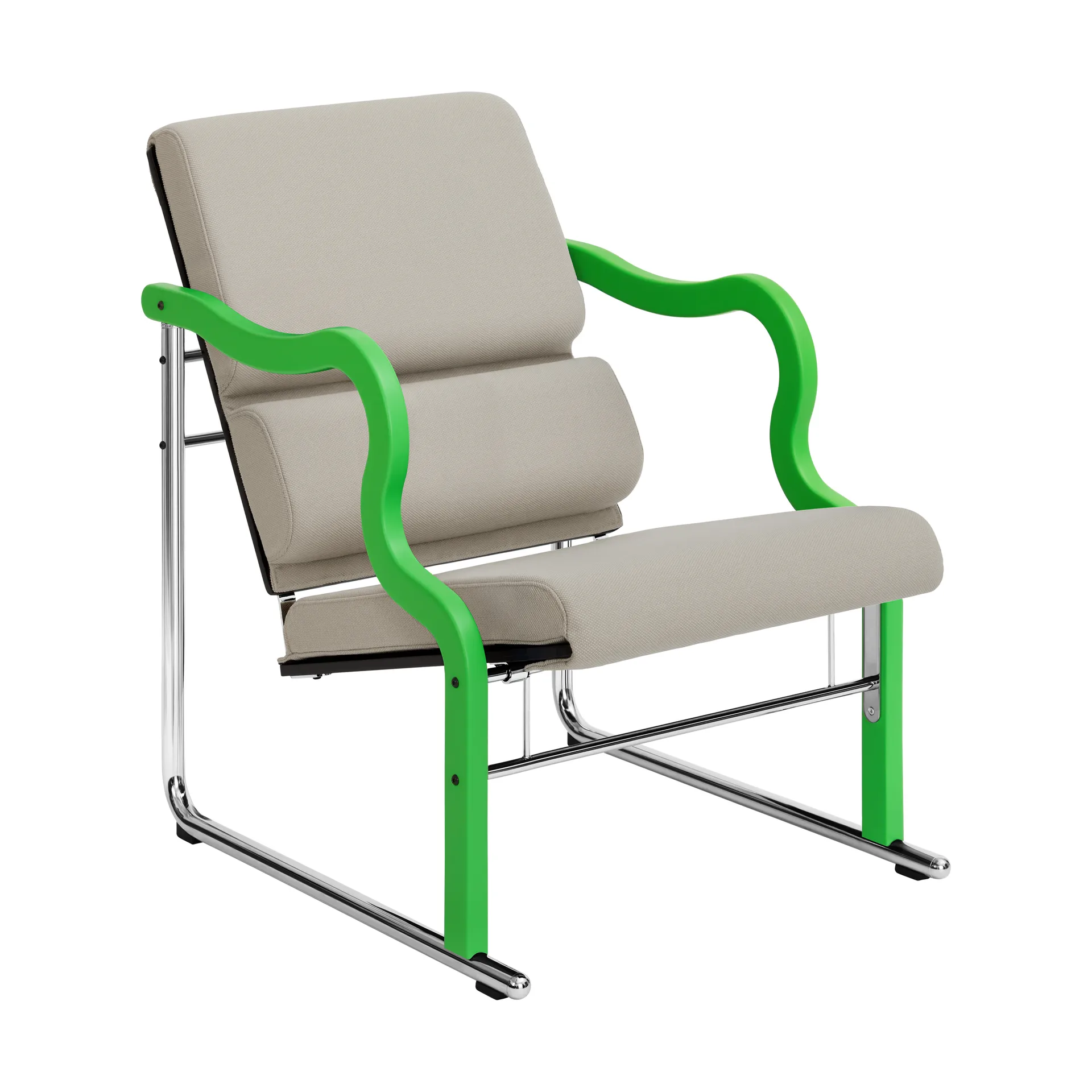 Experiment 501 loungefauteuil, Green-light beige Hem