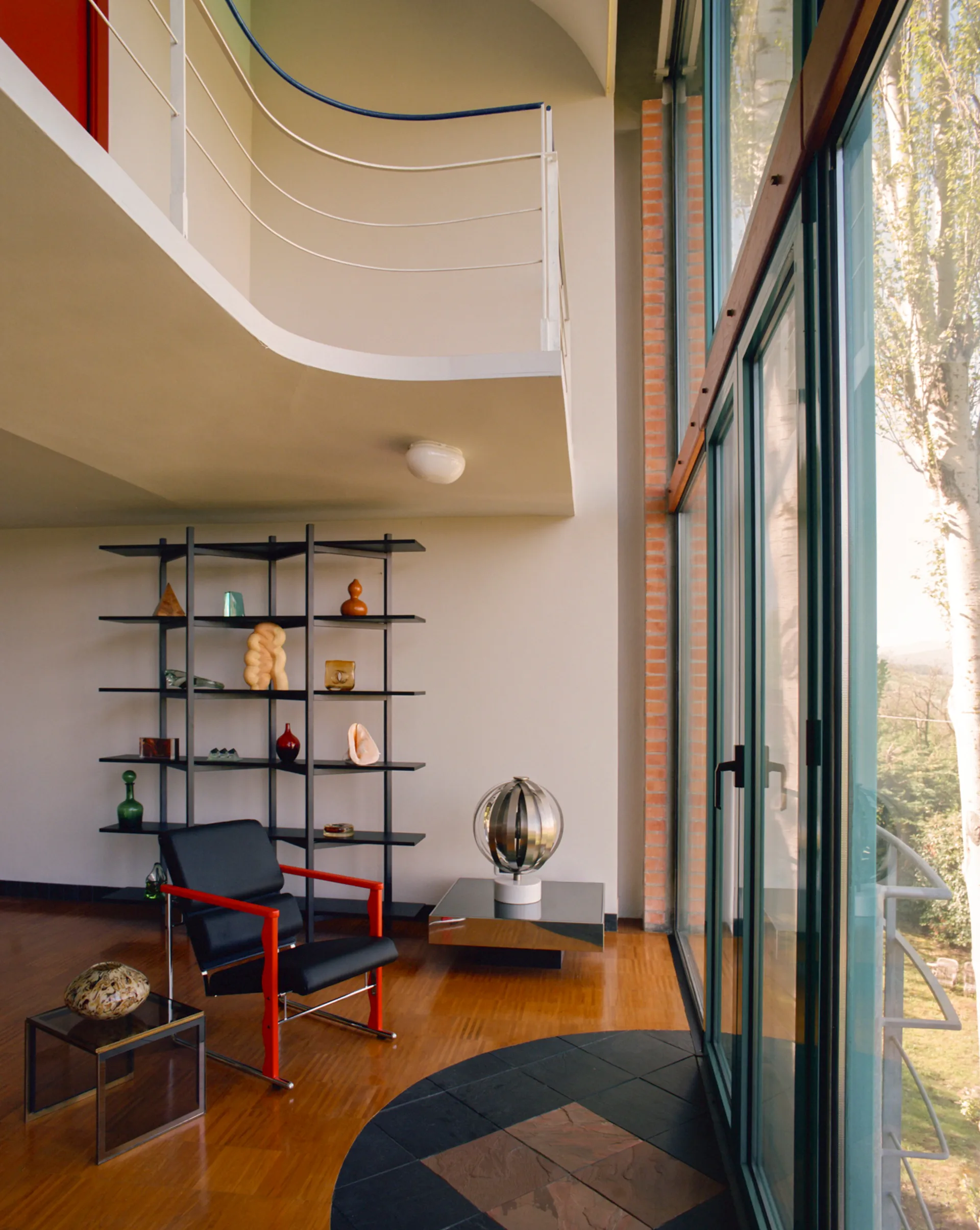 Experiment 501 loungefauteuil, Green-ultramarine Hem