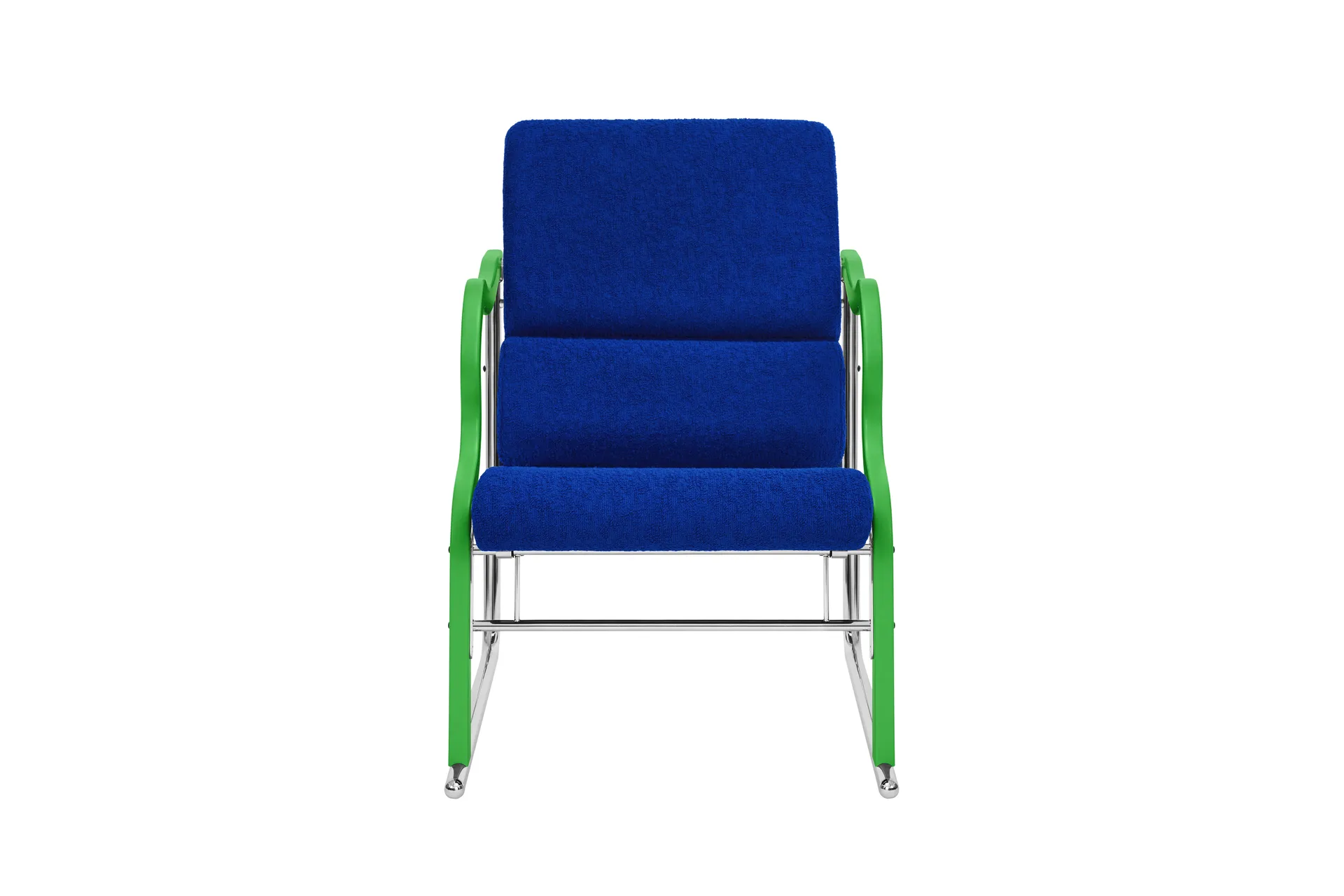 Experiment 501 loungefauteuil, Green-ultramarine Hem