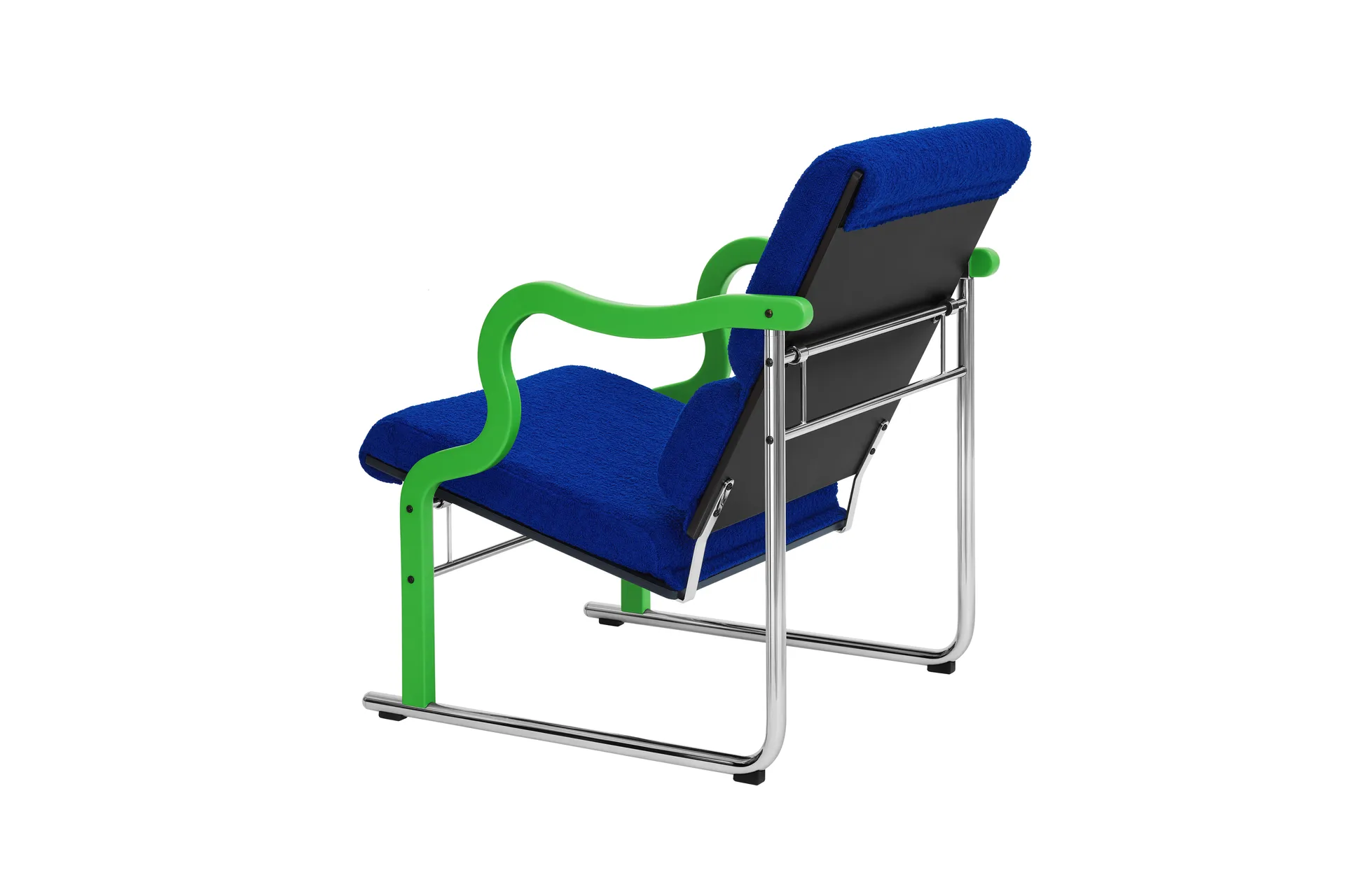 Experiment 501 loungefauteuil, Green-ultramarine Hem