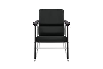 Experiment 502 loungefauteuil - Black-black leather - Hem