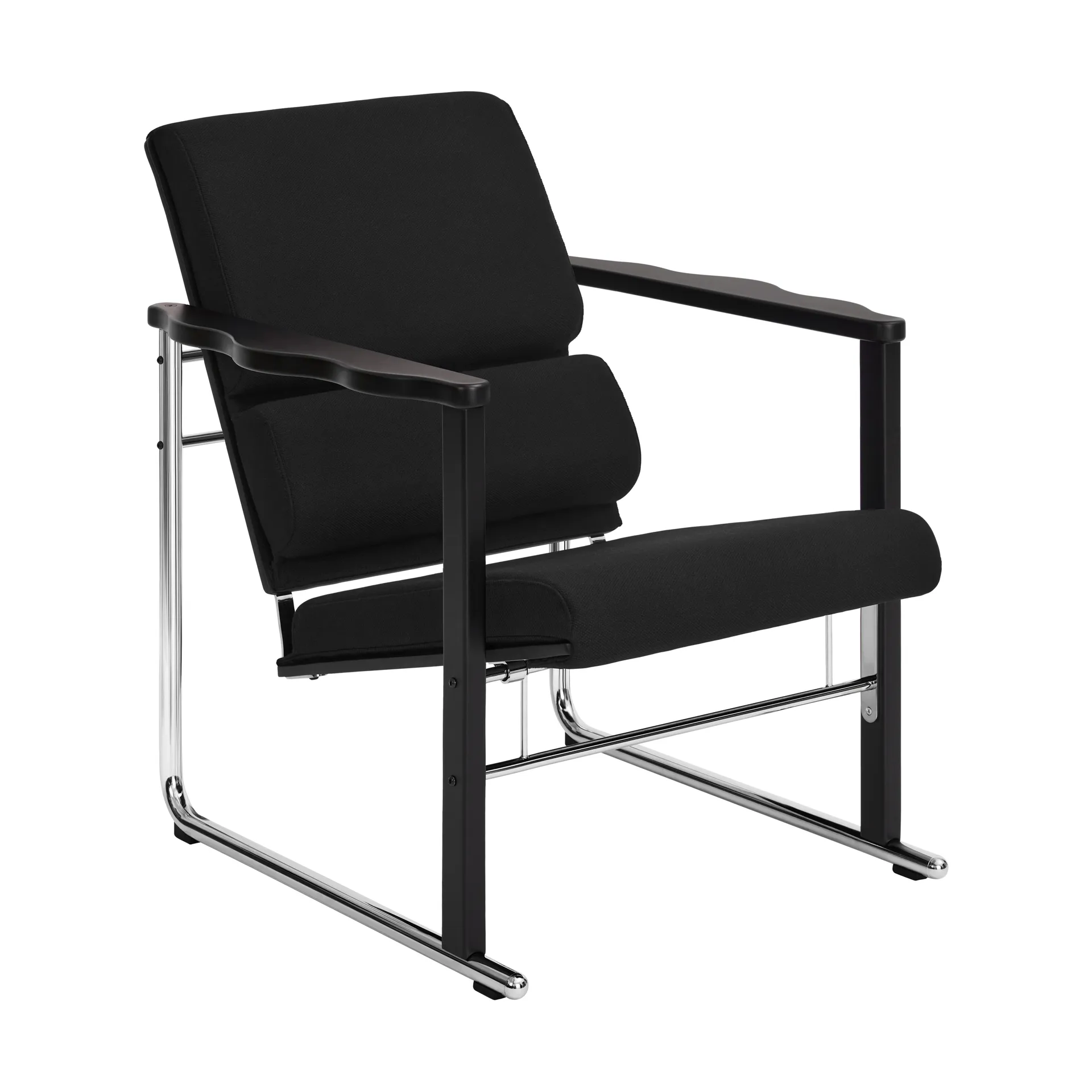 Experiment 502 loungefauteuil, Black-black Hem