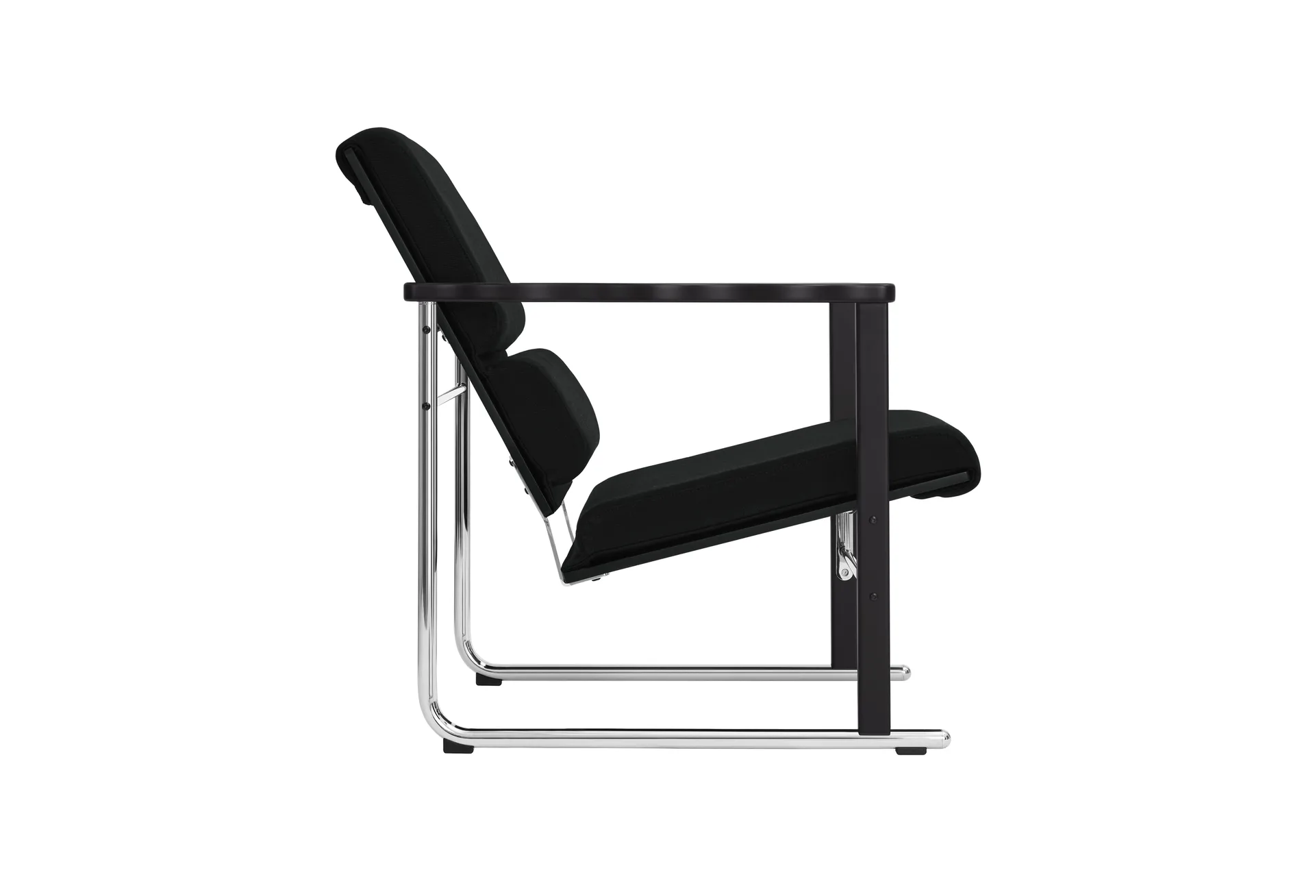 Experiment 502 loungefauteuil, Black-black Hem