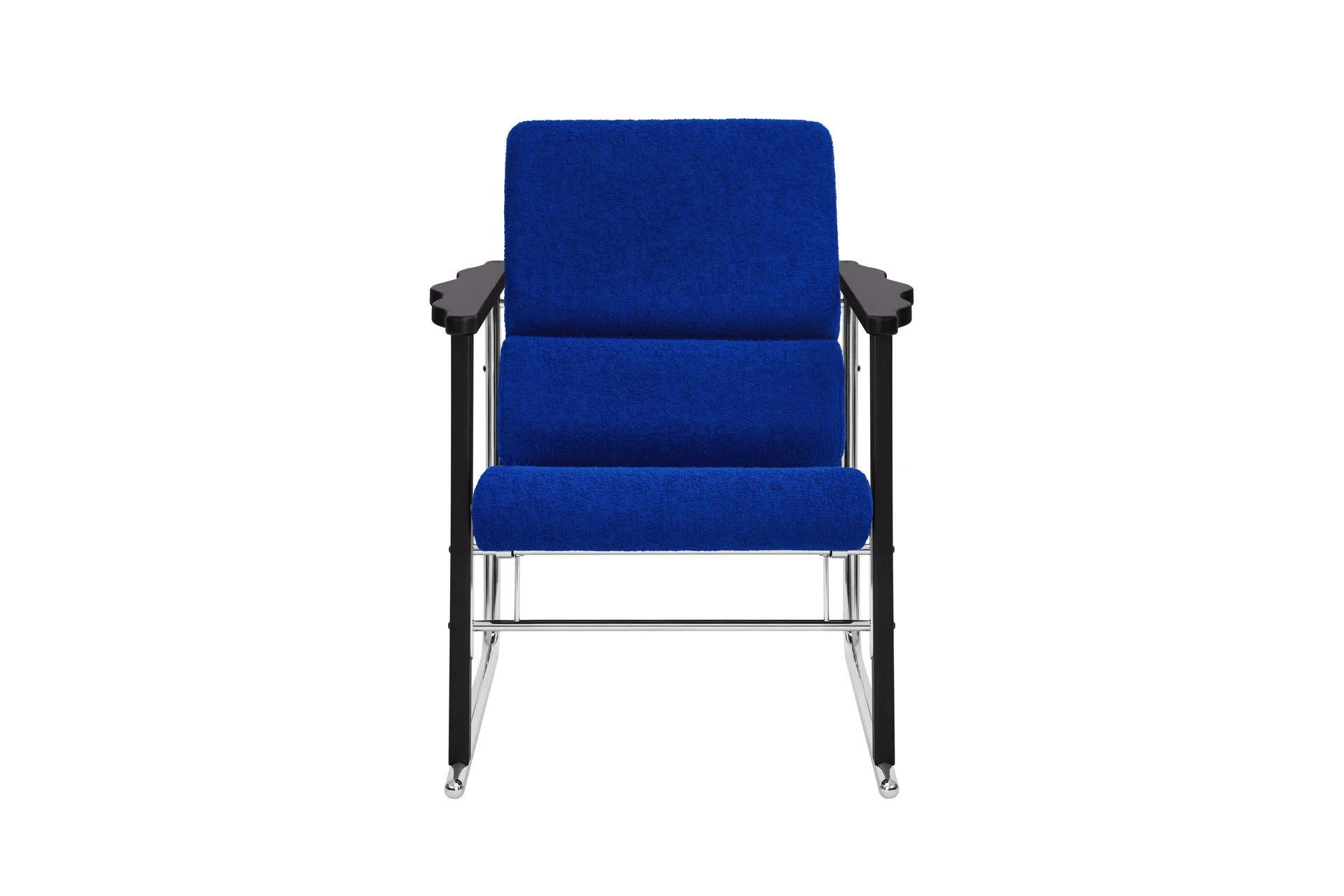 Experiment 502 loungefauteuil, Black-ultramarine Hem