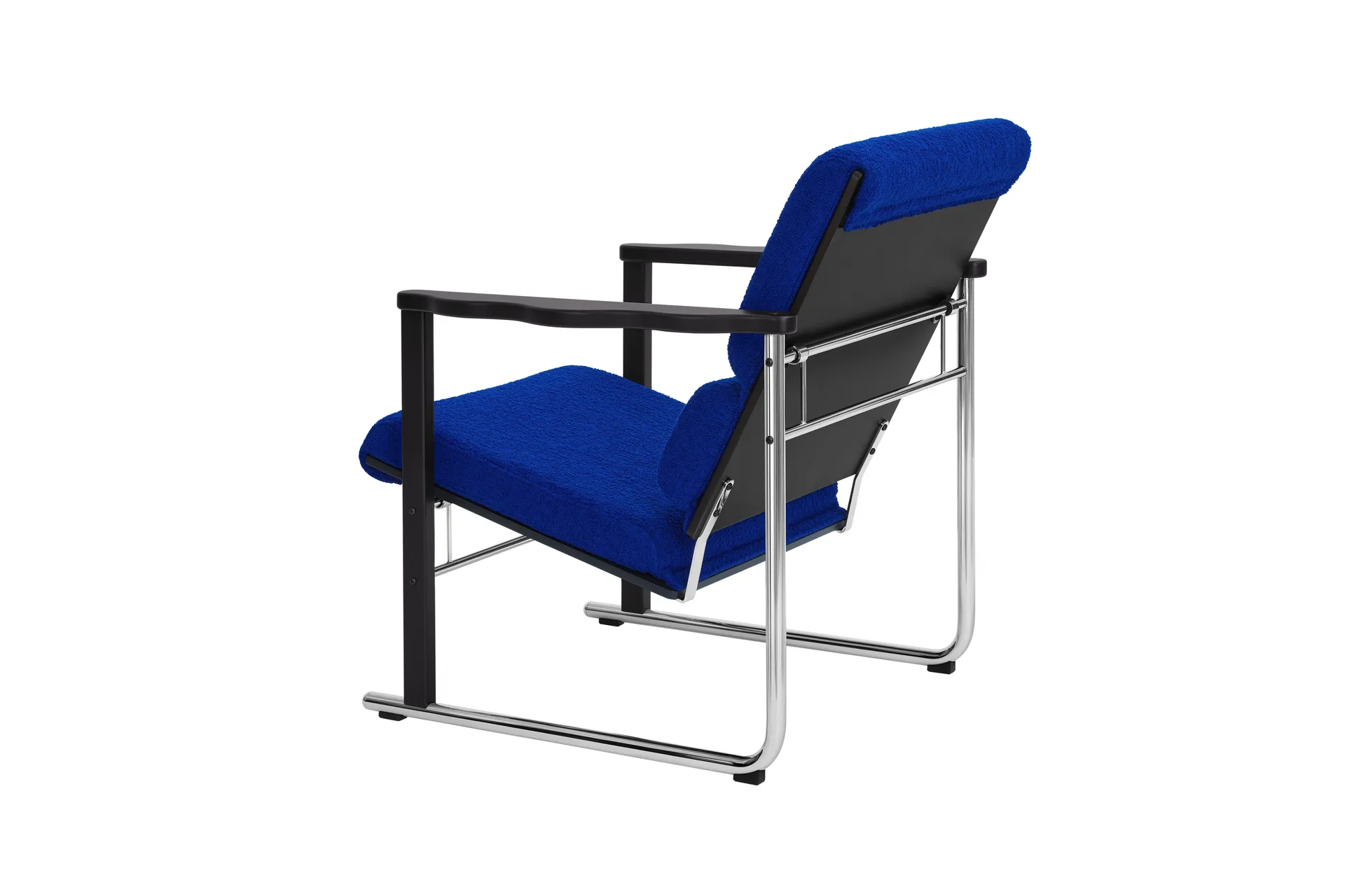 Experiment 502 loungefauteuil, Black-ultramarine Hem