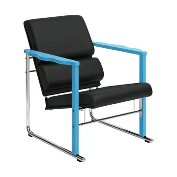 Experiment 502 loungefauteuil - Blue-black leather - Hem