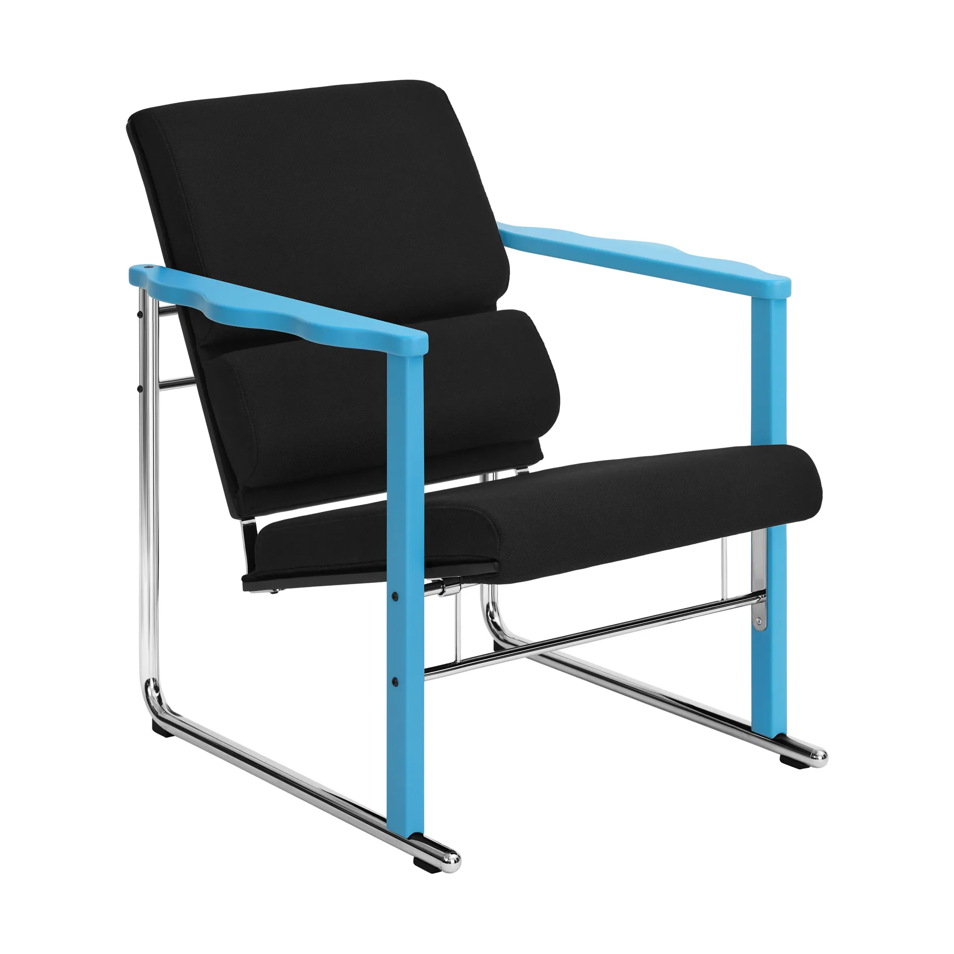 Experiment 502 loungefauteuil, Blue-black Hem