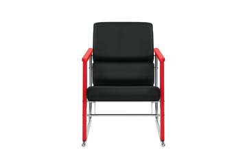 Experiment 503 loungefauteuil - Red-black leather - Hem