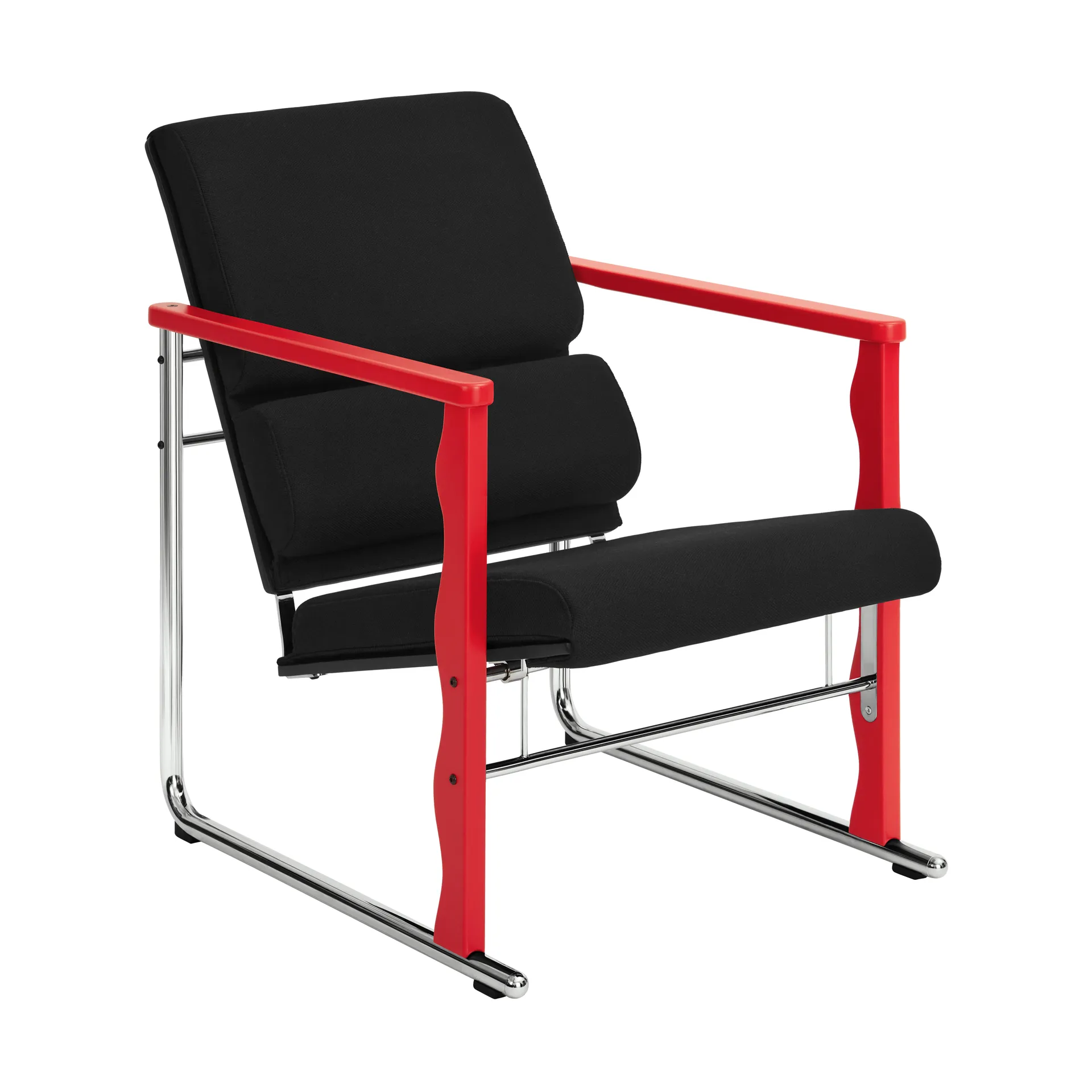 Experiment 503 loungefauteuil, Red-black Hem