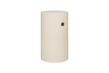 Hide plantenzuil Ø38x68 cm - Light ivory textured - Hem
