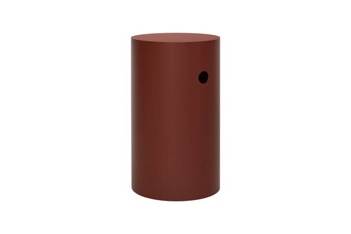 Hide plantenzuil Ø38x68 cm, Red brown textured Hem