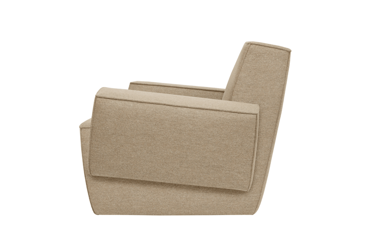 Hunk loungefauteuil met armleuningen, Beige Hem