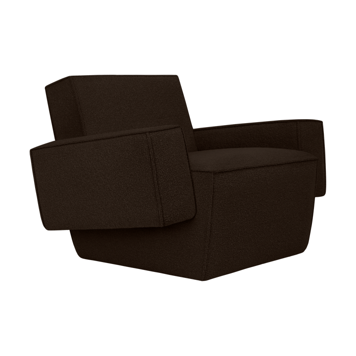 Hunk loungefauteuil met armleuningen - Chocolate - Hem