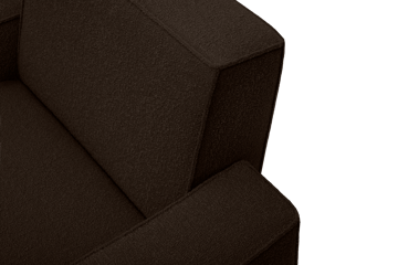 Hunk loungefauteuil met armleuningen - Chocolate - Hem