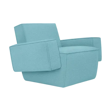 Hunk loungefauteuil met armleuningen - Icicle - Hem