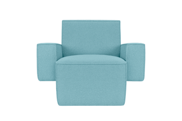 Hunk loungefauteuil met armleuningen - Icicle - Hem