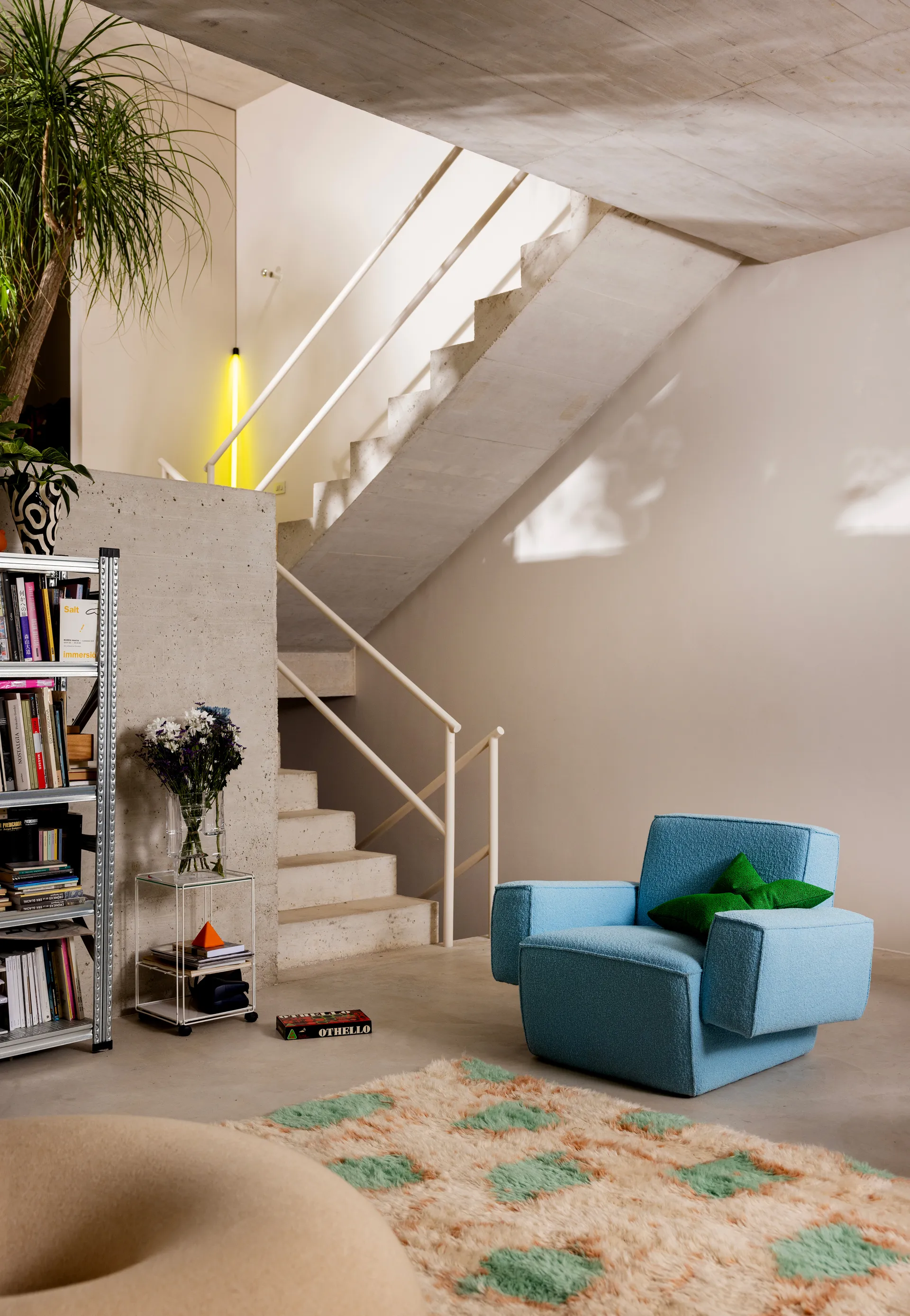 Hunk loungefauteuil met armleuningen, Icicle Hem