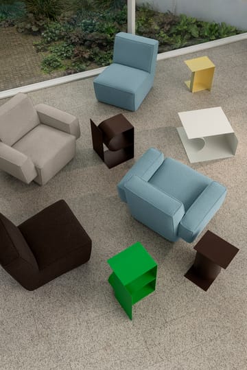 Hunk loungefauteuil met armleuningen - Icicle - Hem