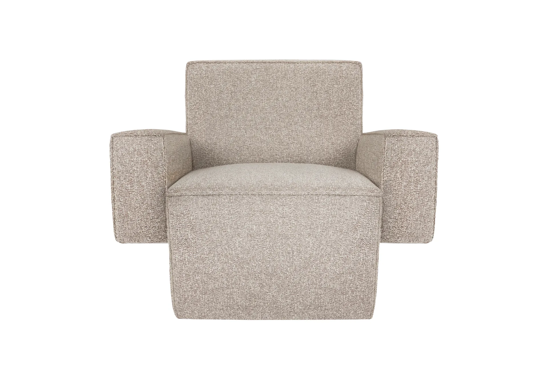 Hunk loungefauteuil met armleuningen, Swan Hem