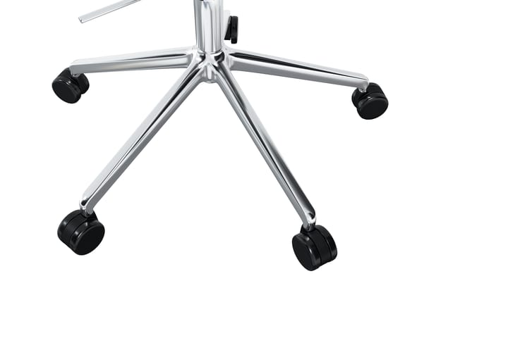 Kendo Swivel bureaustoel met 5 wielen, Icicle-polished aluminium Hem