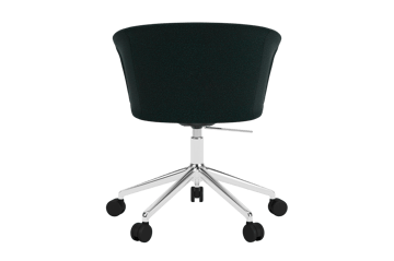 Kendo Swivel bureaustoel met 5 wielen - Pine-polished aluminium - Hem