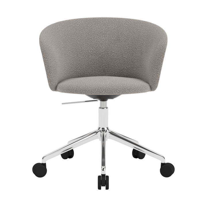 Kendo Swivel bureaustoel met 5 wielen - Porcelain-polished aluminium - Hem