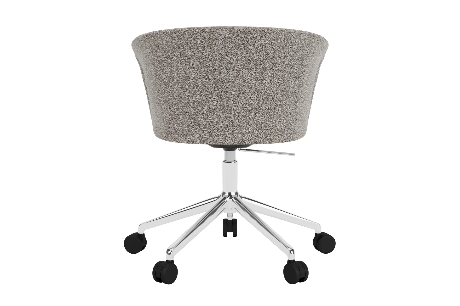 Kendo Swivel bureaustoel met 5 wielen, Porcelain-polished aluminium Hem