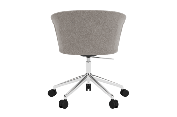 Kendo Swivel bureaustoel met 5 wielen - Porcelain-polished aluminium - Hem