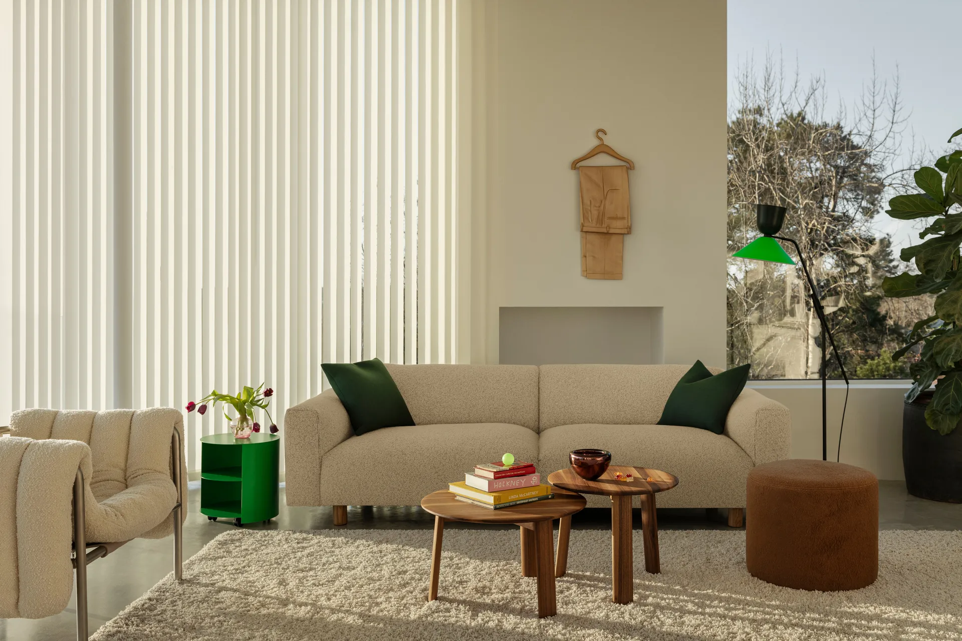 Koti 2-zits bank 200 cm, Eggshell Hem