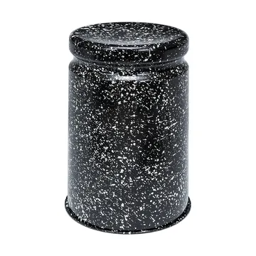 Last krukje Ø32x44 cm - Black-white splatter - Hem
