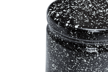 Last krukje Ø32x44 cm - Black-white splatter - Hem
