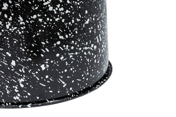 Last krukje Ø32x44 cm, Black-white splatter Hem