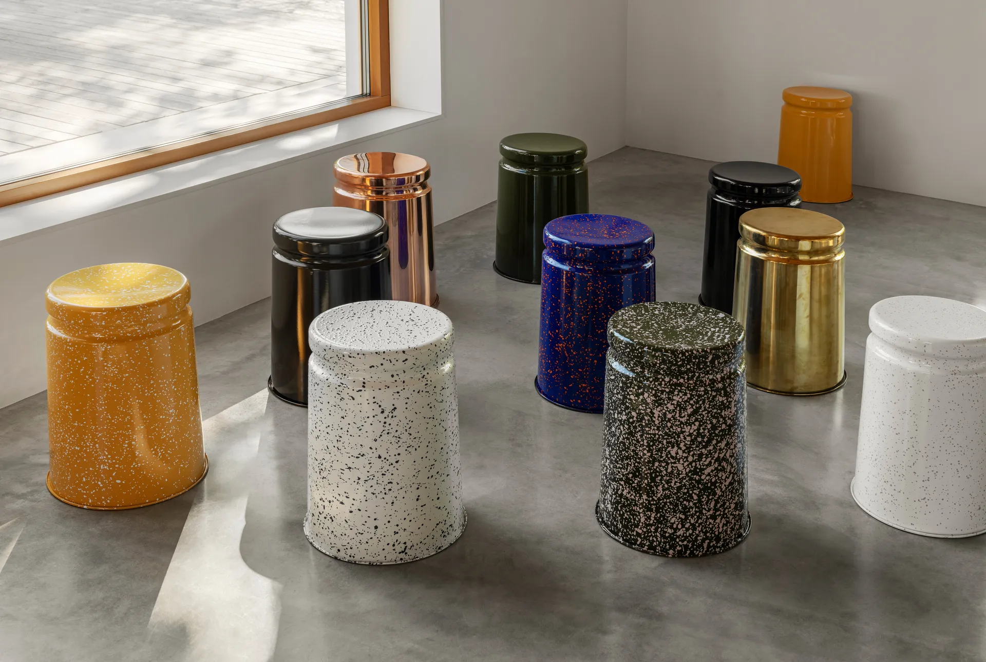 Last krukje Ø32x44 cm, Copper Hem