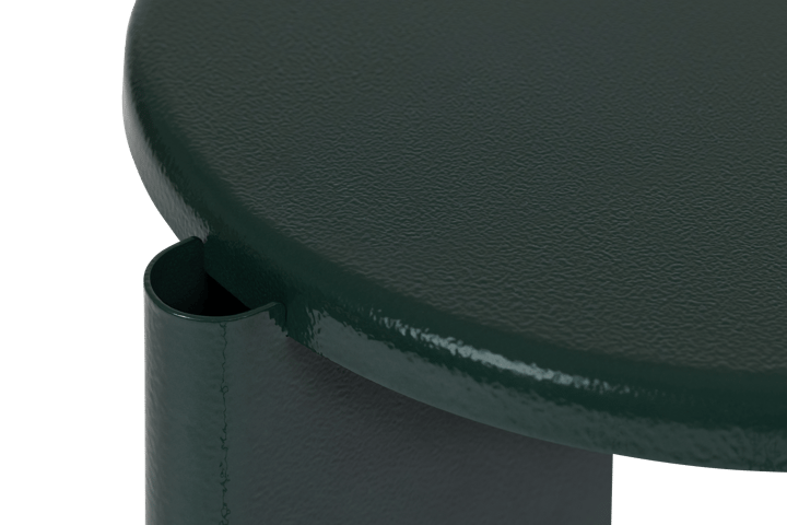 Lolly bijzettafeltje 56 cm, Black green gloss Hem