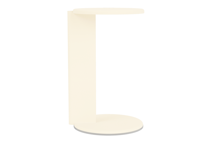 Lolly bijzettafeltje 56 cm, Cream matte Hem