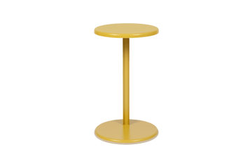 Lolly bijzettafeltje 56 cm - Ochre yellow gloss - Hem