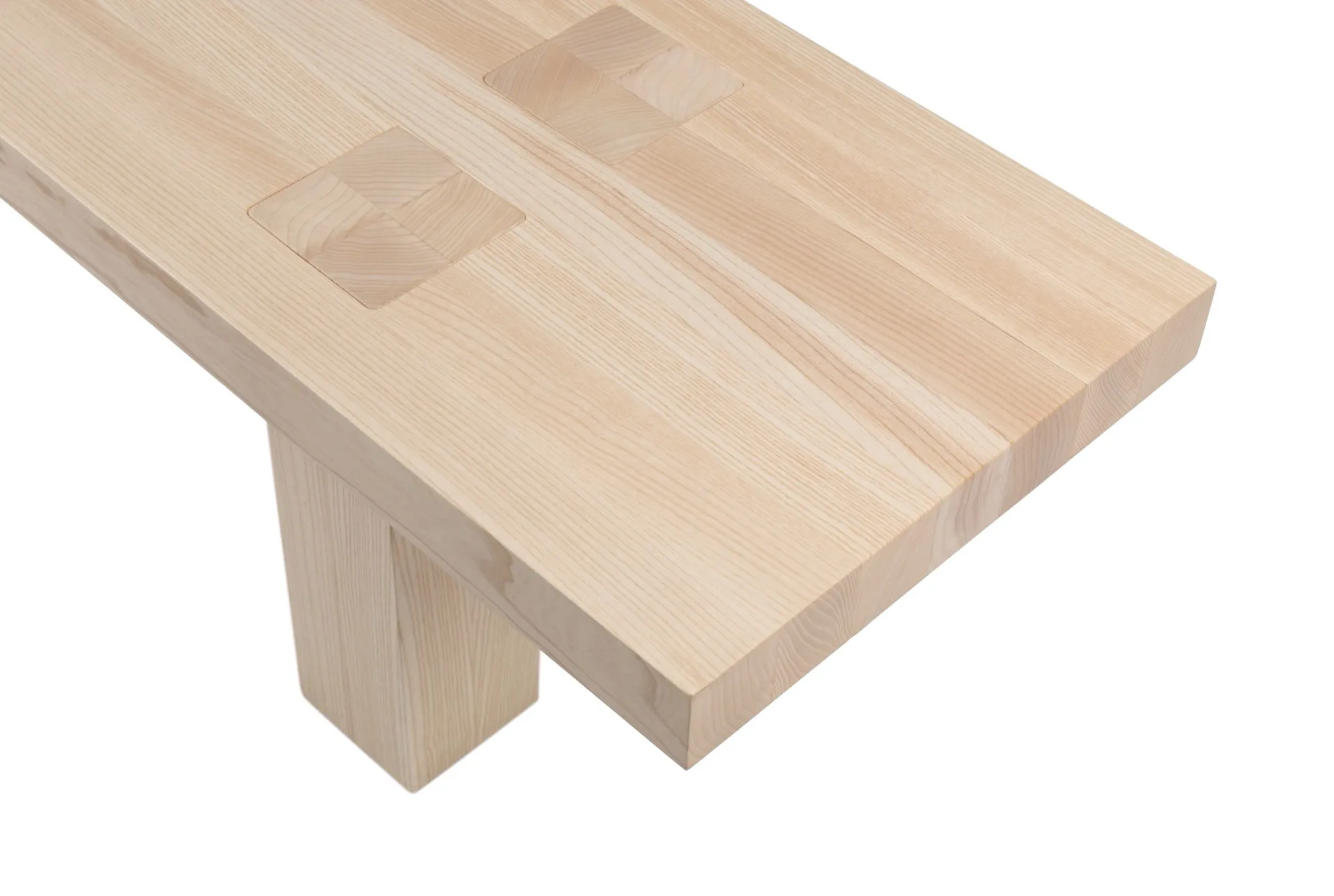 Max eettafel met banken 250 cm, Essenhout Hem