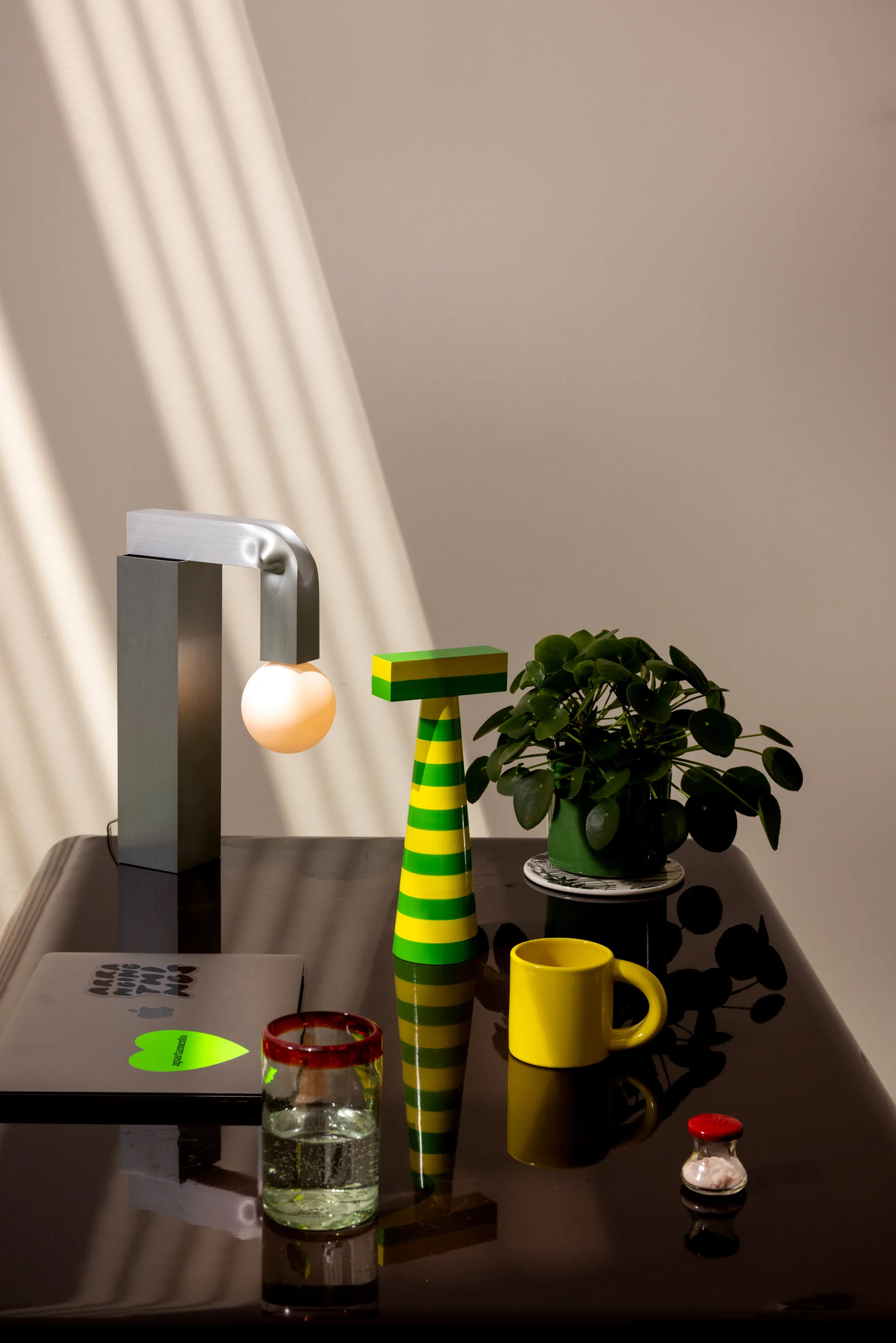 Molino Horizontal zout- & pepermolen 29 cm, Green-yellow Hem