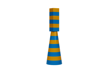 Molino Vertical zout- & pepermolen 29 cm - Honey-blue - Hem